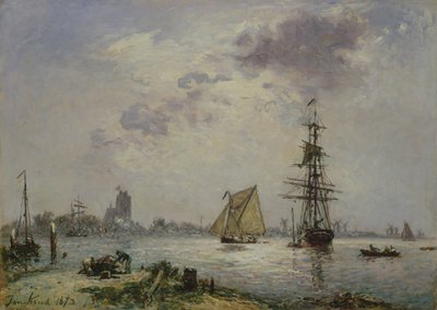 Dordrecht, 1873 by Johan Barthold Jongkind